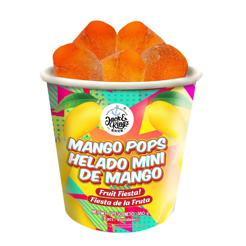 JACK & KING'S MONGO POPS FRUIT FIESTA 8P  12/6.35 OZ