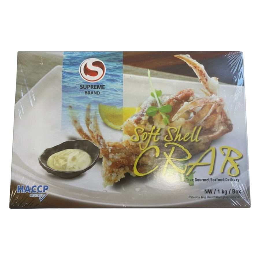 SURPEME  SOFT SHELL CRAB MEDIUM 24P FARM MYANMAR 6/2.20 #