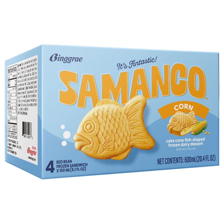 BINGGRAE SAMANCO TAIYAKI CORN 4P 6/20.40 FZ