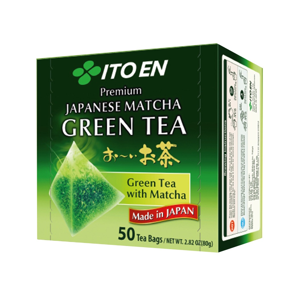 ITOEN OOI OCHA PREMIUM JAPANESE MATCHA GEEN TEA BAG 50P 6/2.82 OZ