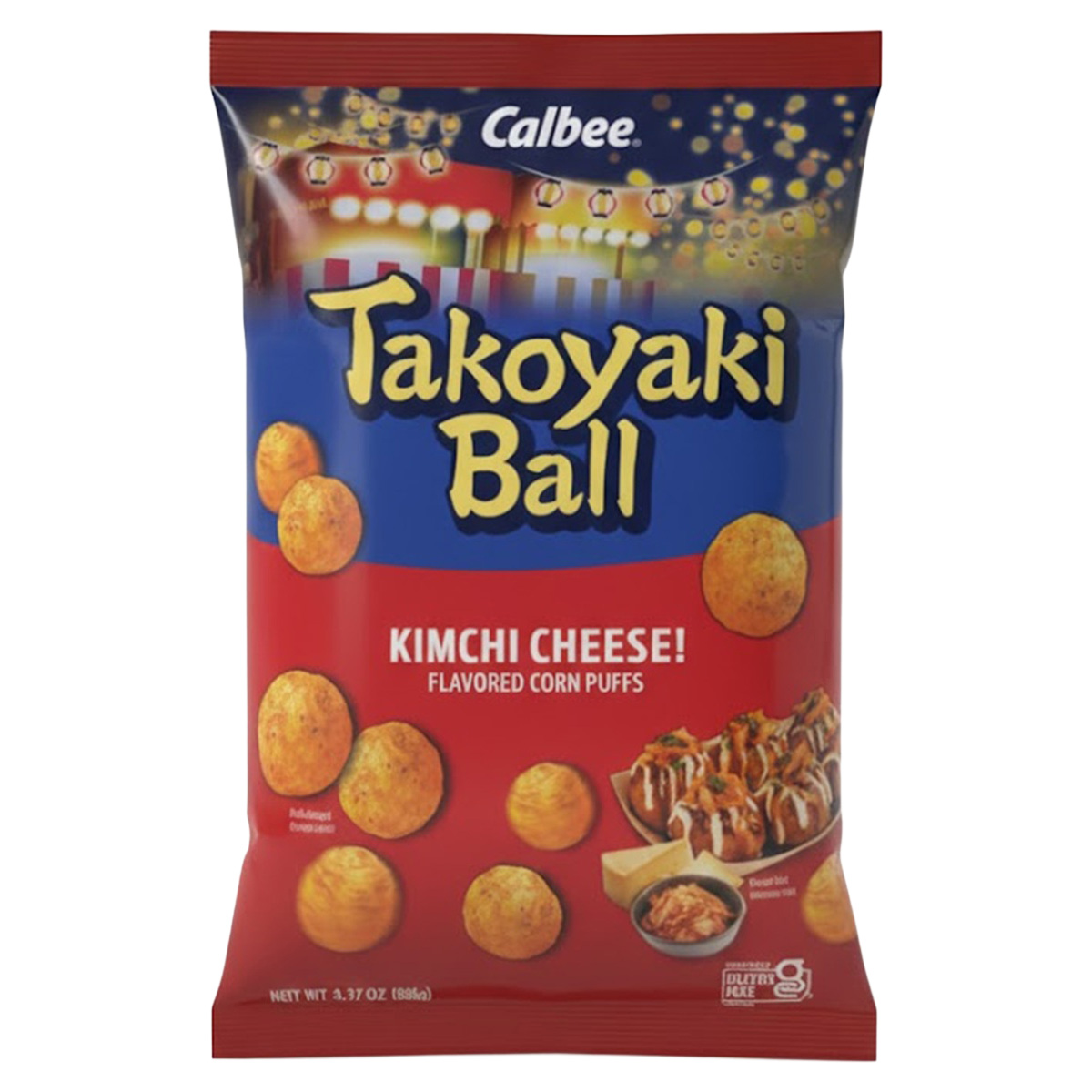 CALBEE TAKOYAKI BALL KIMCHI CHEESE 12/3.17 OZ
