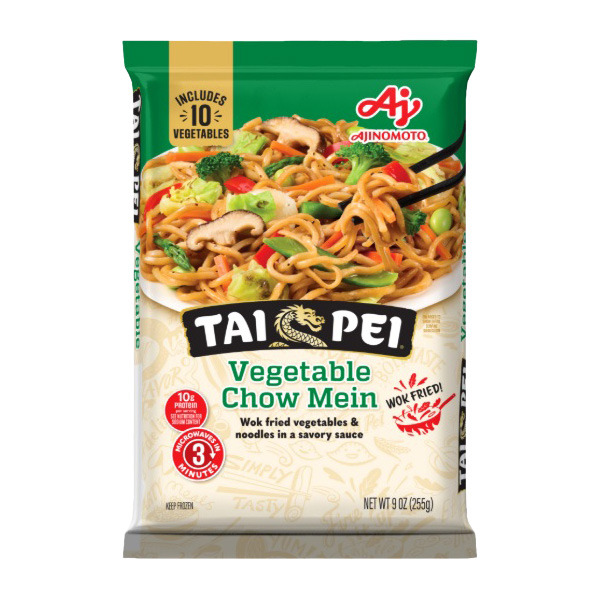 AJINOMOTO TAIPEI VEGETABLE CHOW MEIN 81295 FROZEN   7/9.00 OZ