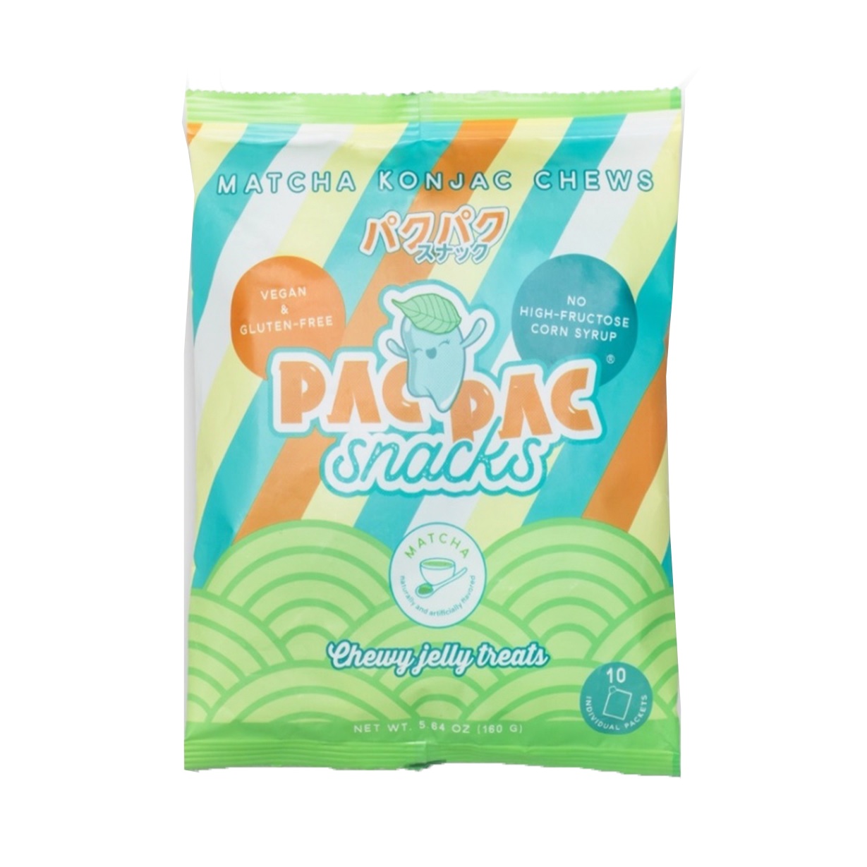 PAC PAC MATCHA KONJAC CHEWS   12/5.64 OZ