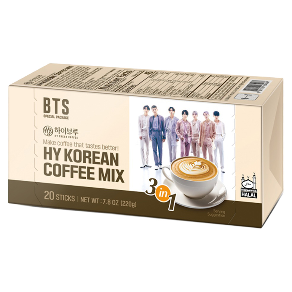 HY BTS KOREAN COFFEE MIX 20P  10/7.80 OZ