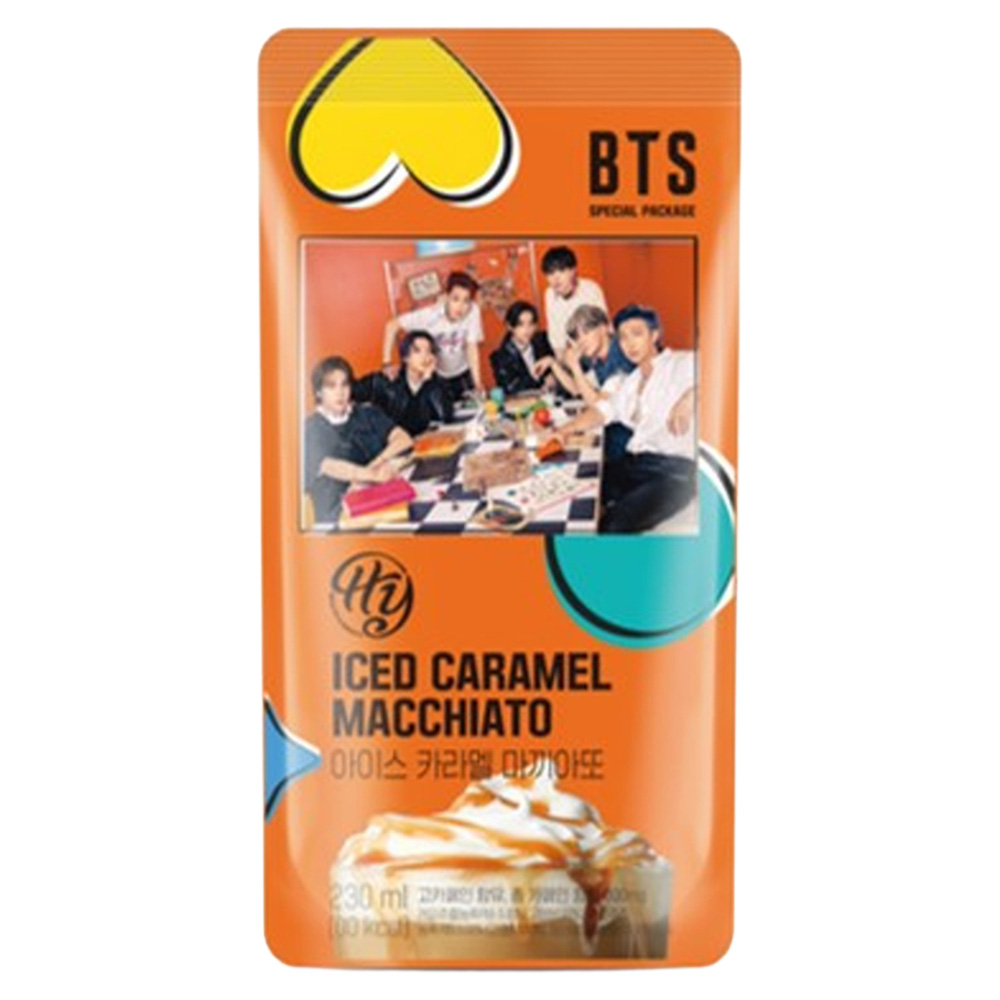 HY BTS ICED CARAMEL MACCHIATO COFFEE 5/10/7.77 FZ