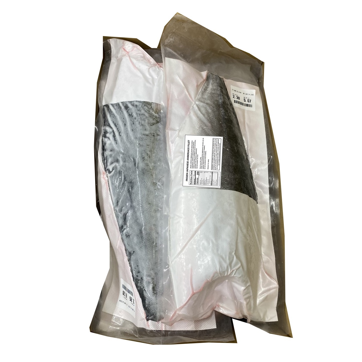 FUKAGAWA HAMACHI BURI AMBERJACK FILLET 2.3KG UP FARM JAPAN 1.00 #