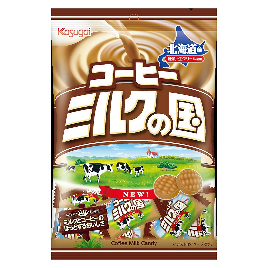 KASUGAI COFFEE MILK NO KUNI 2/12/3.56 OZ