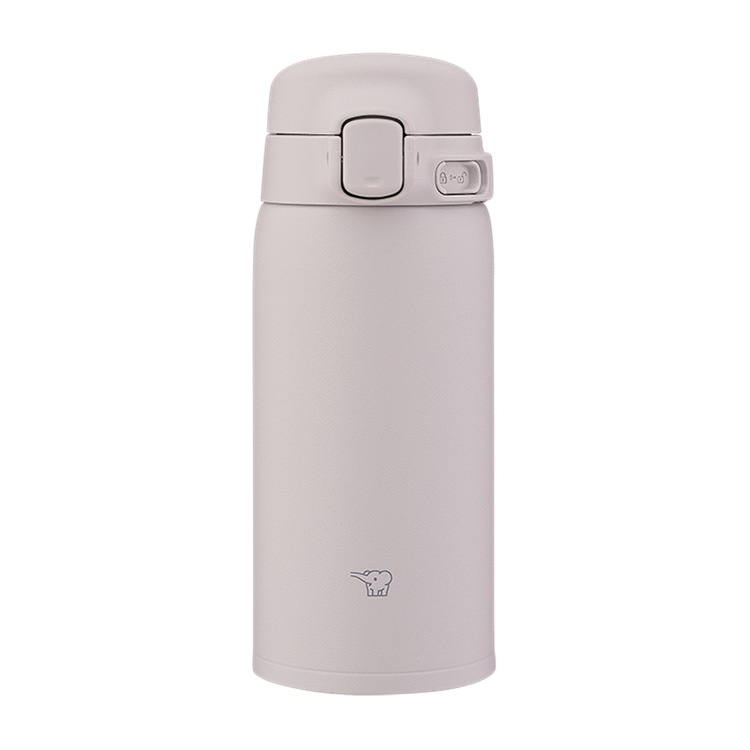 ZOJIRUSHI STAINLESS MUG SU-BA36HM 12Z SOFT GREIGE THAI 16 PC