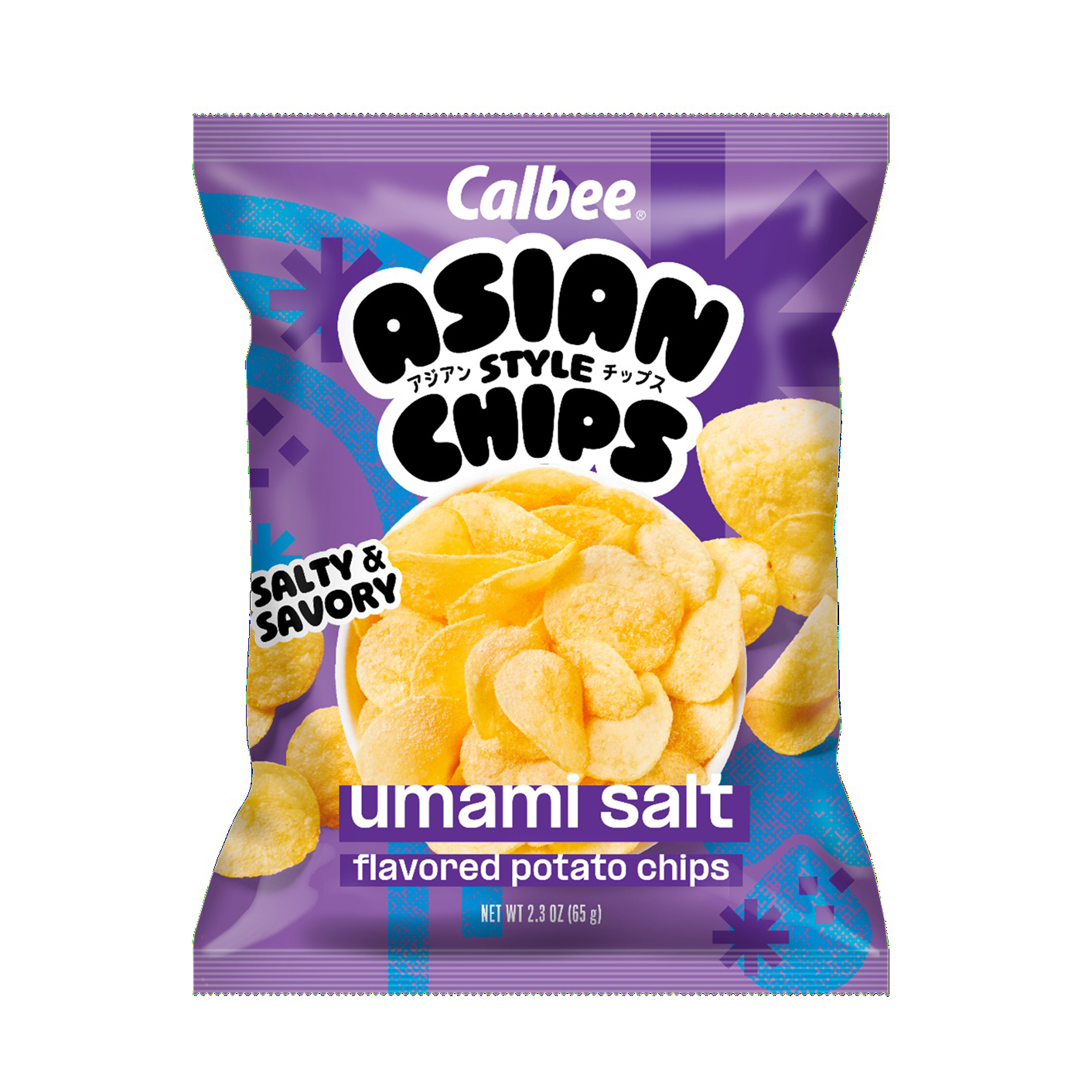 CALBEE ASIAN STYLE CHIPS UMAMI SALT 6/2.30 OZ