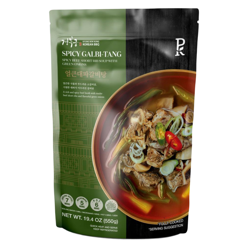 EMART PK KYUNG BOK KUNG SPICY GALBI TANG BEEF SHORT RIB SOUP WITH GREEN ONIONS 20/19.40 OZ