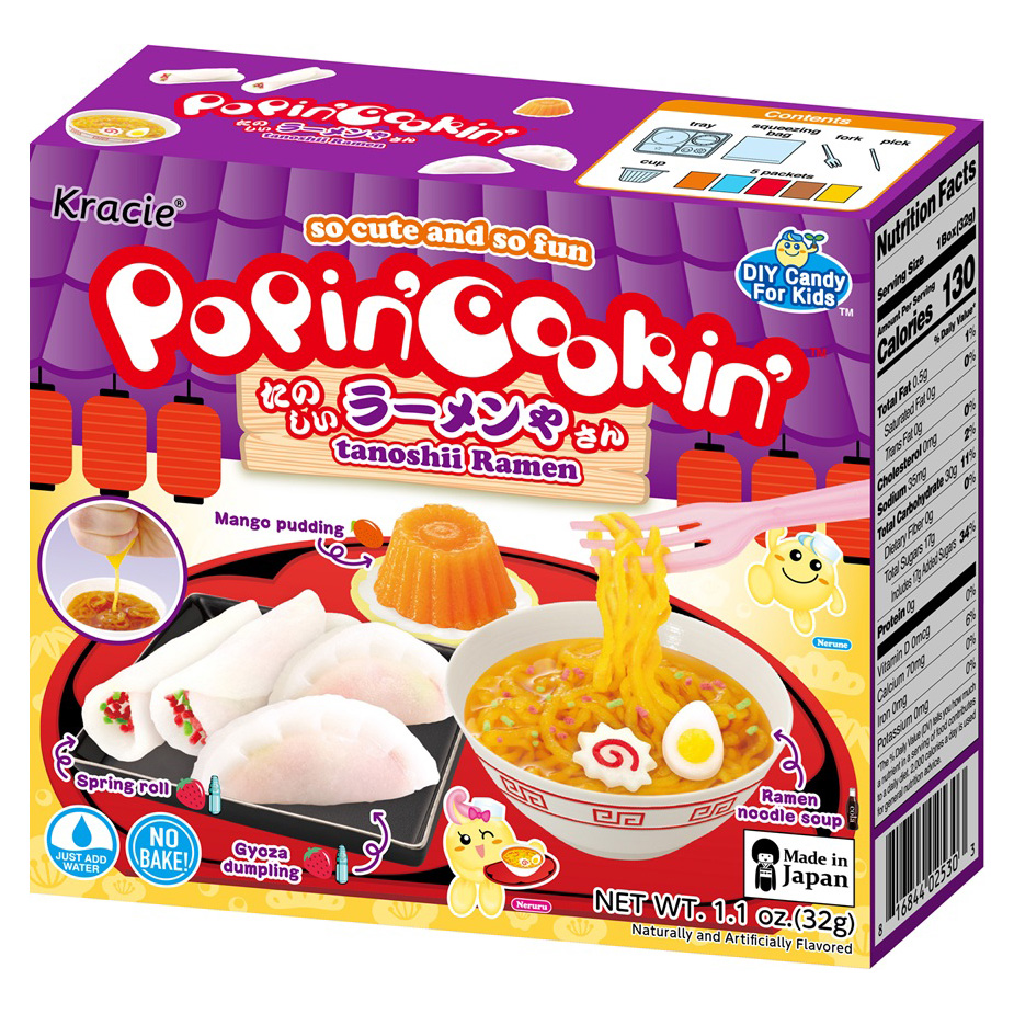 KRACIE POPIN COOKIN RAMENYASAN TANOSHII RAMEN   16/5/1.10 OZ