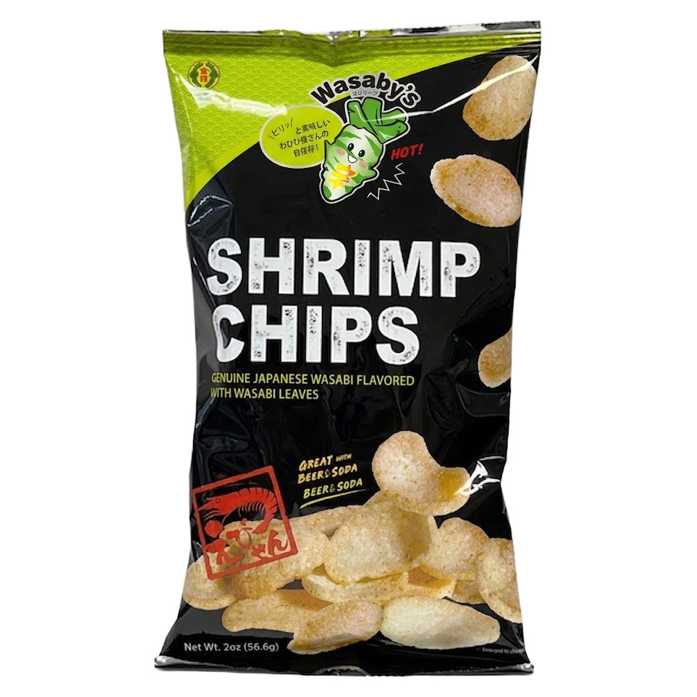 KINJIRUSHI WASABI SHRIMP CHIPS 24/2.00 Z