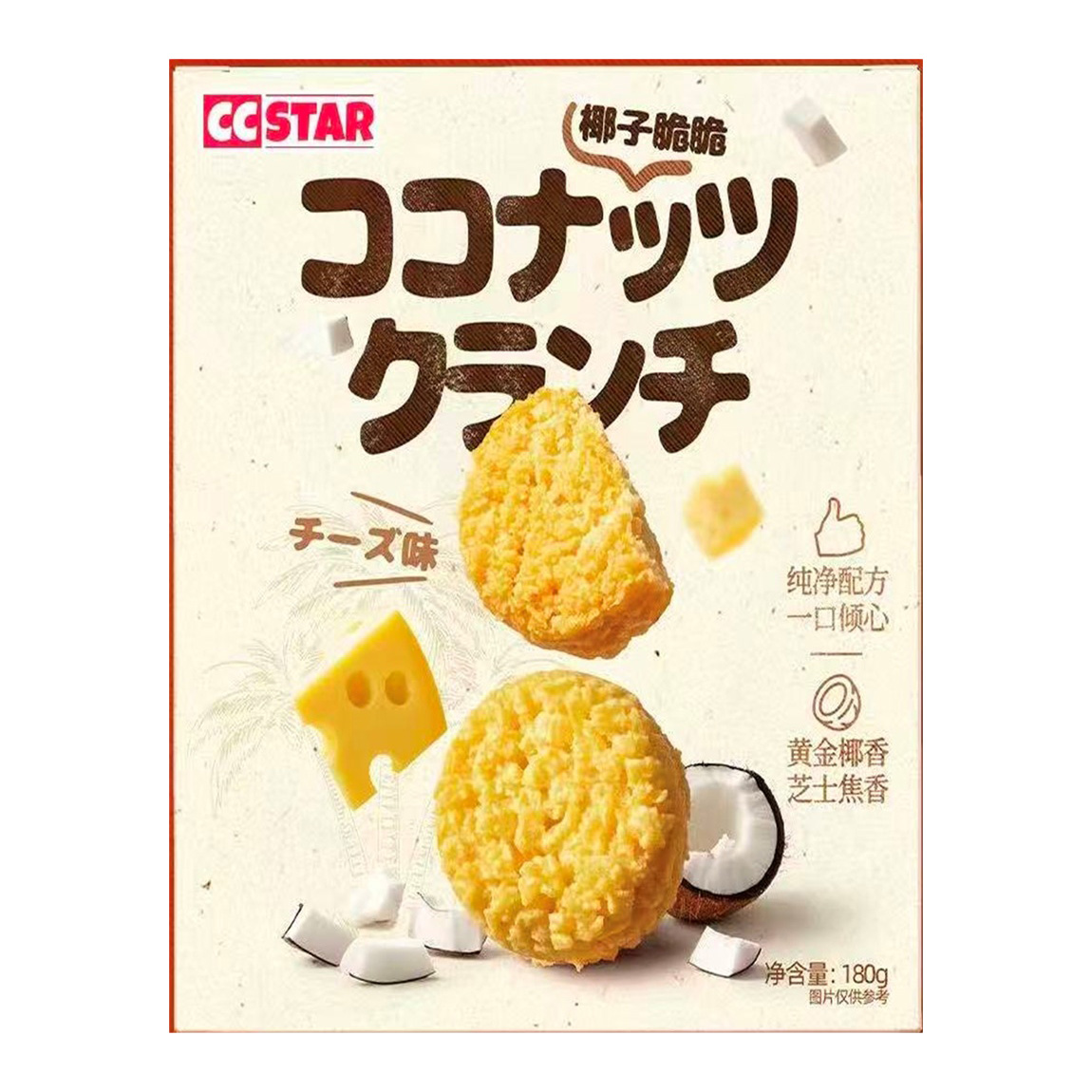 CC STAR COCONUT CRUNCH CRISPS CHEESE FLAVOR 18/6.34 OZ