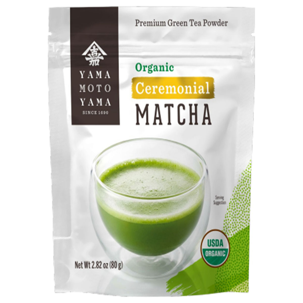 YAMAMOTOYAMA ORGANIC CEREMONIAL MATCHA PREMIUM GREEN TEA POWDER 12/2.82 OZ