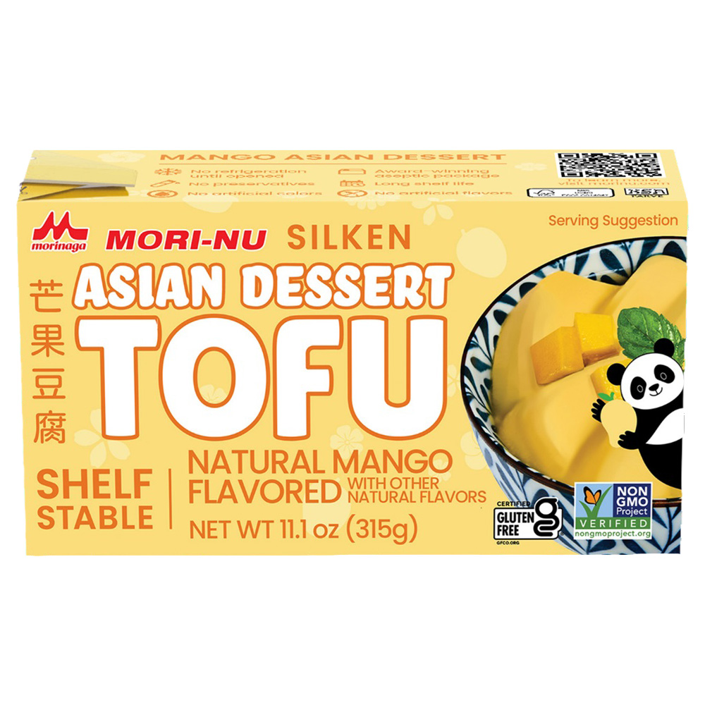 MORI-NU SILKEN TOFU ASIAN DESSERT TOFU MANGO FLAVORED 12/11.10 OZ