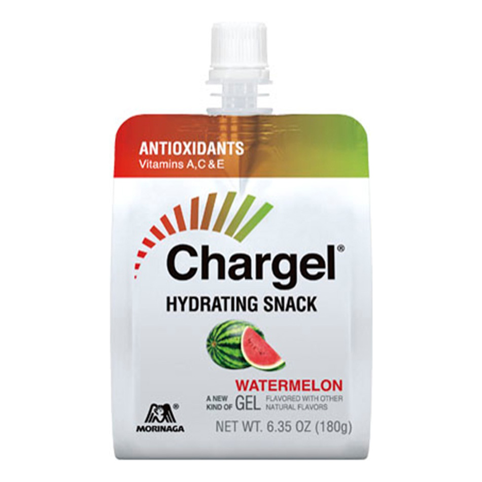 MORINAGA ANTIOXIDANTS CHARGEL GEL DRINK HYDRATEING SNACK WATERMELON 6/6/6.35 OZ