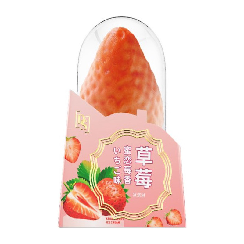 DS STRAWBERRY 3D ICE CREAM 3P 8/7.95 OZ