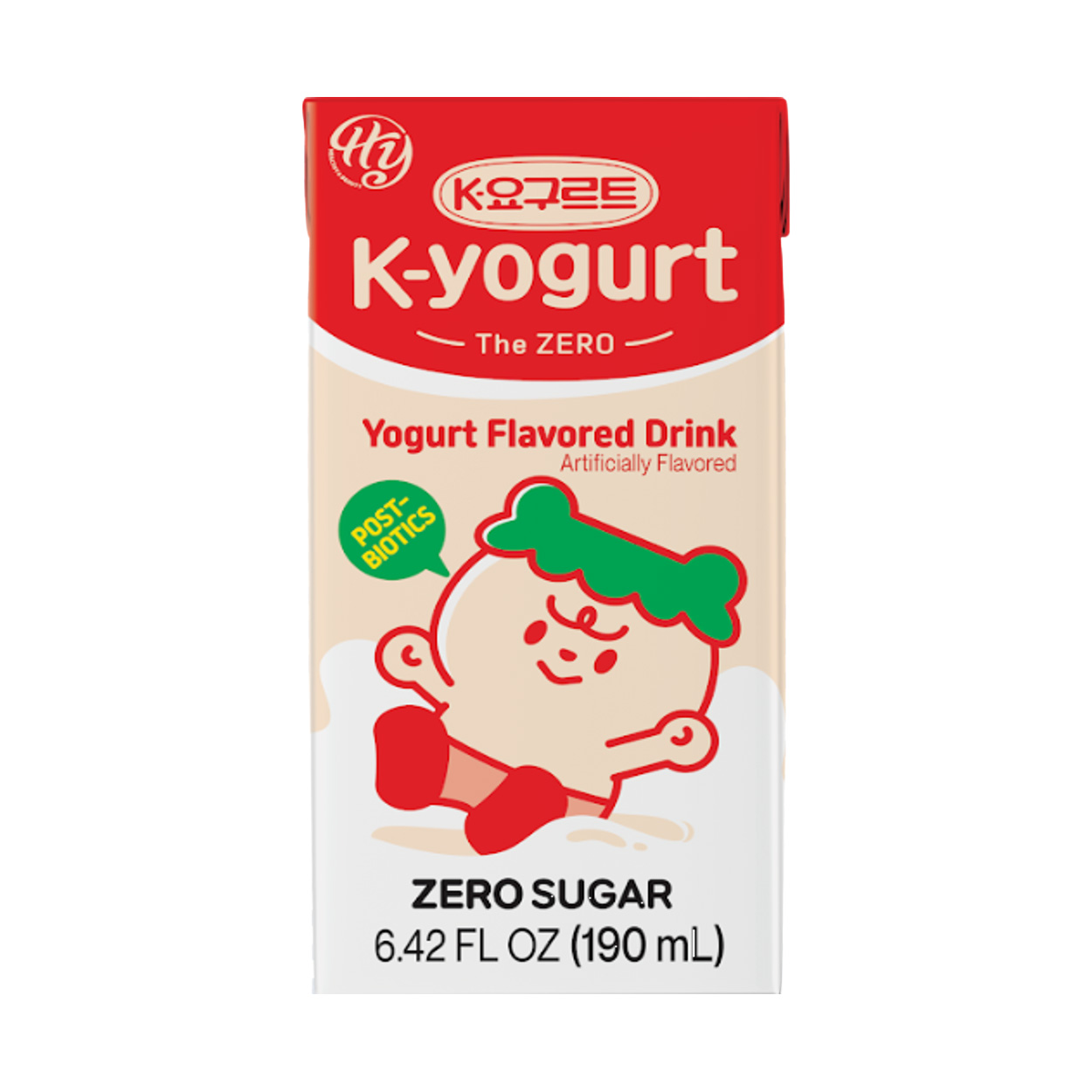 HY K-YOGURT THE ZERO YOGURT FLAVORED DRINK WITH ZERO SUGAR  24/6.42 OZ