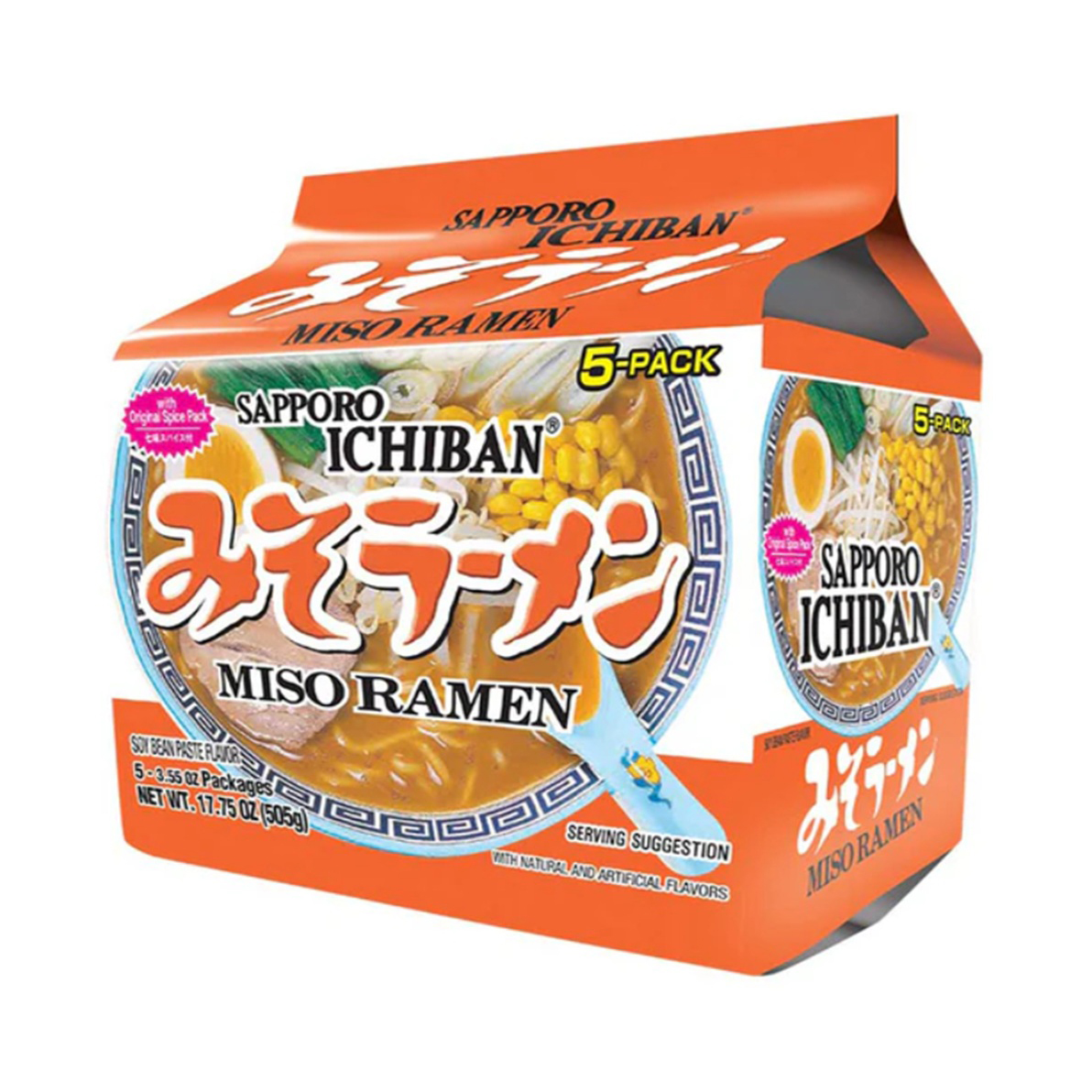 SAPPORO ICHIBAN MISO 5 PACK RAMEN     6/17.75 OZ