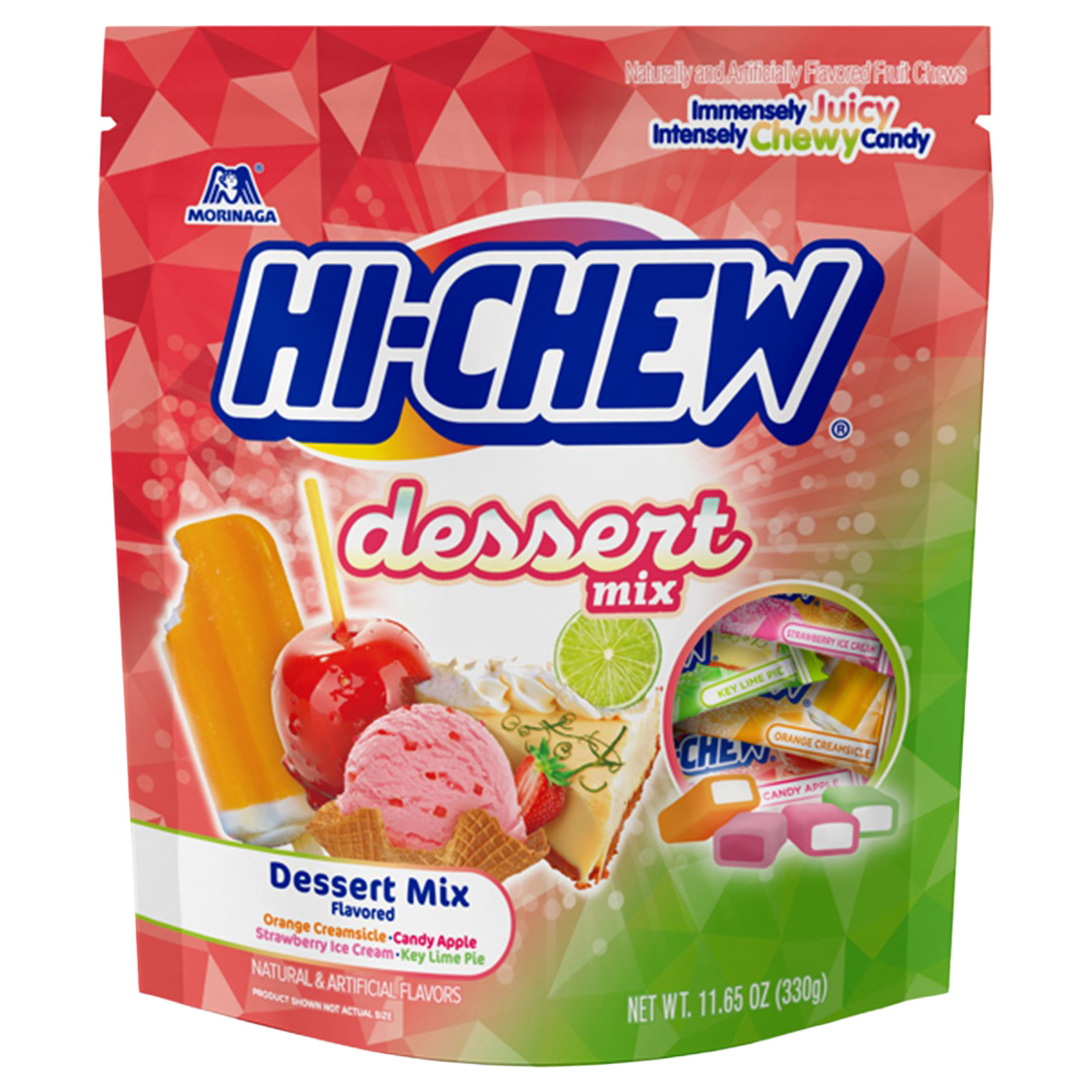 MORINAGA HI CHEW DESSERT MIX STAND UP POUCH  4/11.65 OZ