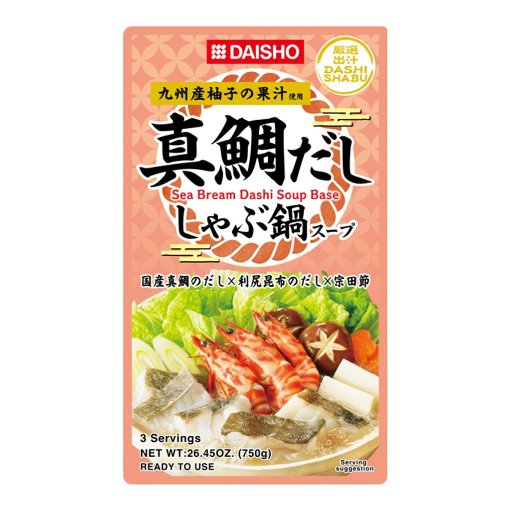 DAISHO DASHI SHABUNABE SOUP MADAI DASHI AJI 10/26.45 OZ