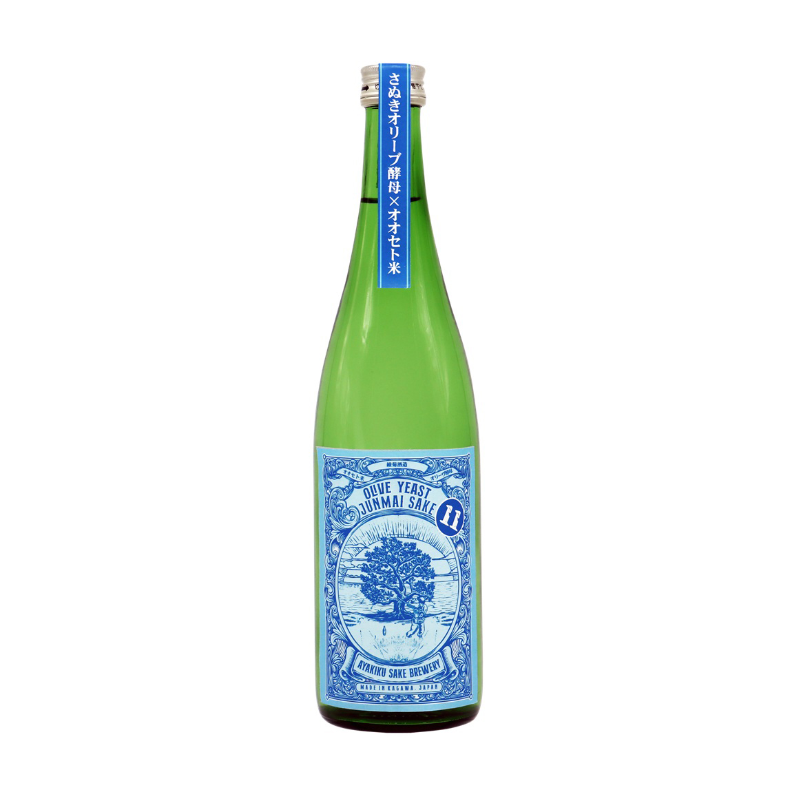 AYAKIKU OLIVE YEAST JUNMAI 11 SAKE 12/720 ML