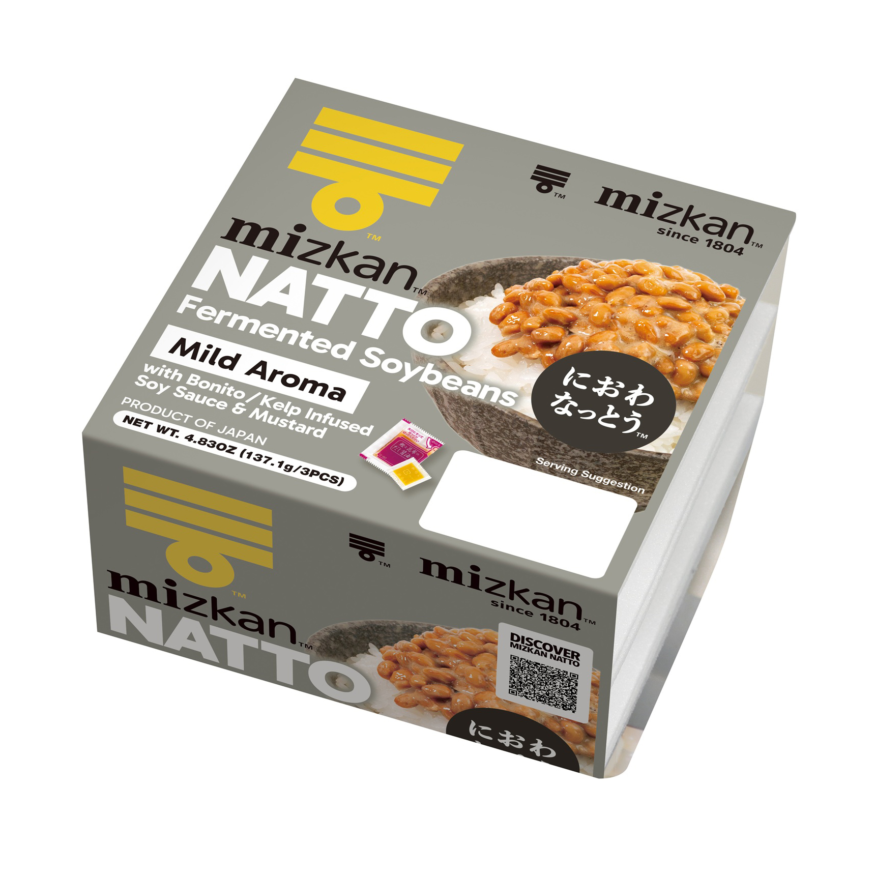 MIZKAN NIOWA NATTO MILD AROMA 3P 12/4.83 OZ