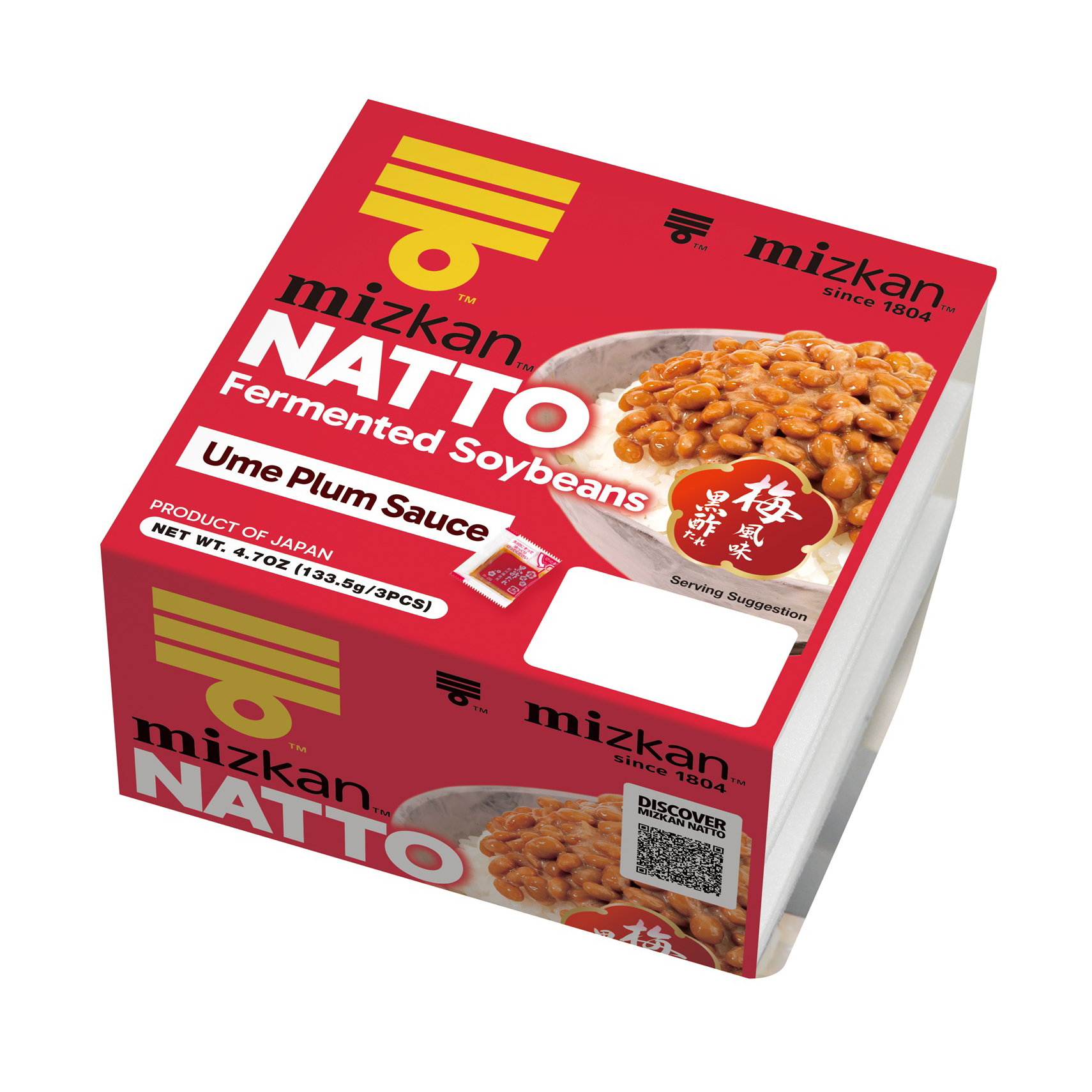 MIZKAN NATTO UME FUMI KUROZU UME PLUM SAUCE 3P 12/4.70 OZ