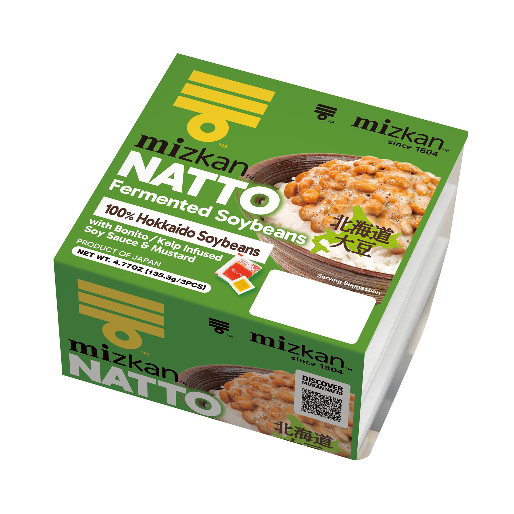 MIZKAN NATTO HOKKAIDO NATTO 3P 12/4.77 Z