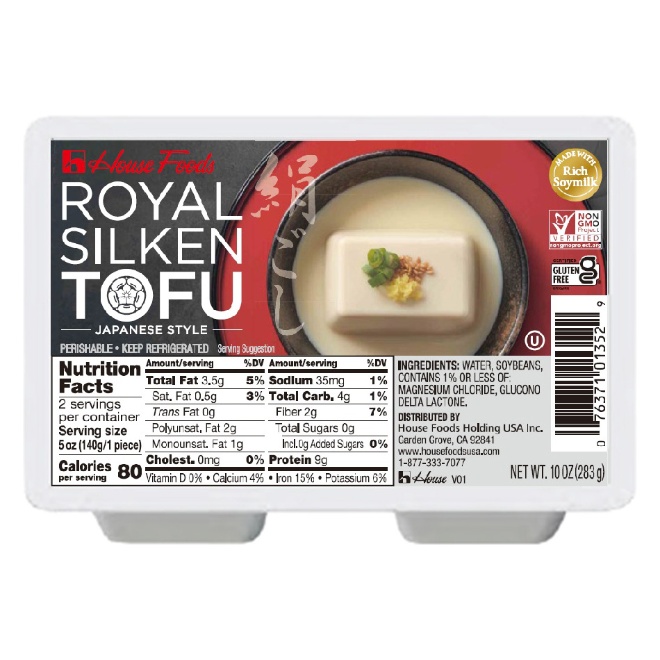 HOUSE FOOD ROYAL SILKEN TOFU KINUGOSHI 12/10.00 OZ