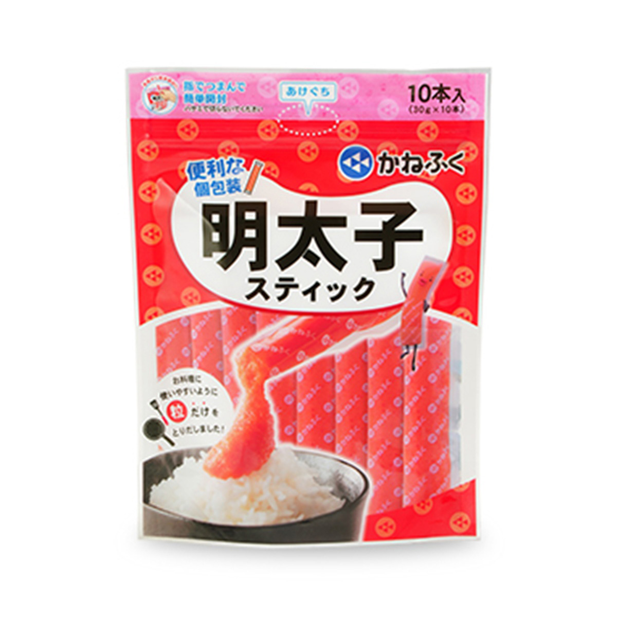 KANEFUKU MENTAIKO CAVIAR STICK 10P 107395 3/10/10.60 OZ