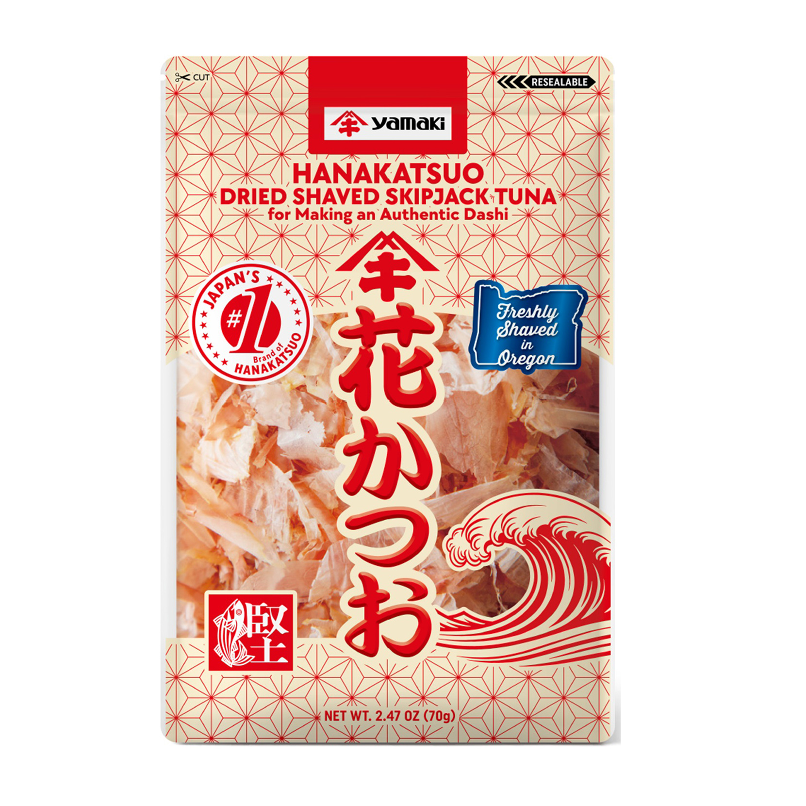 YAMAKI HANAKATSUO DRIED SHAVE SKIPJACK TUNA   12/2.47 OZ