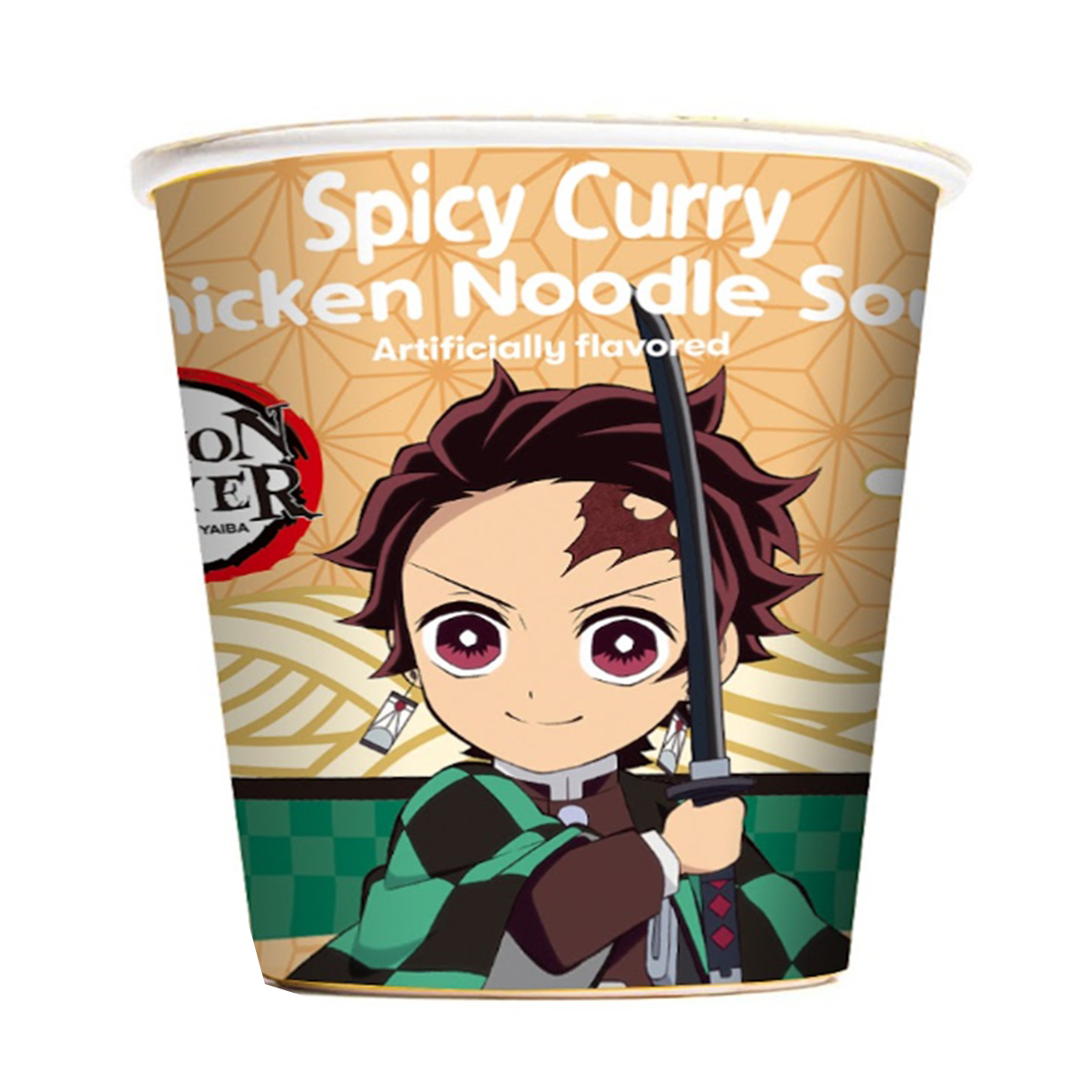 ANYYUMS DEMON SLAYER KIMETSU NO YAIBA SPICY CURRY CHICKEN NOODLE SOUP 4/6/2.12 OZ