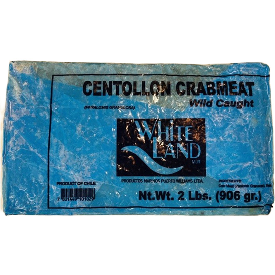 WHITE LAND CENTOLLON CHILEAN DEEPSEA CRAB MEAT WILD CHILE 20/2.00  #