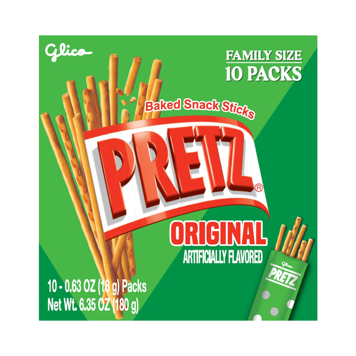 GLICO PRETZ PARTY PACK ORIG 10P 8/5/6.35 Z - JFC International