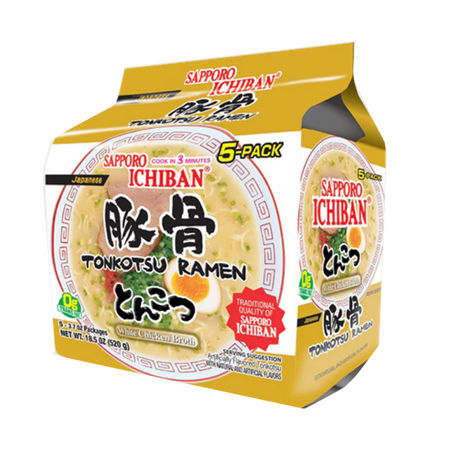 SAPPORO ICHIBAN TONKOTSU RAMEN 5P   6/18.50 OZ