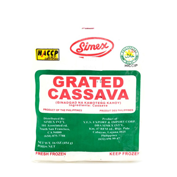 SIMEX GRATED CASSAVA FROZEN     30/16.00 OZ