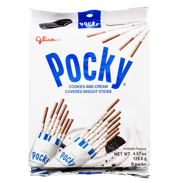 GLICO POCKY COOKIE & CREAM 9P 4/5/4.57 Z