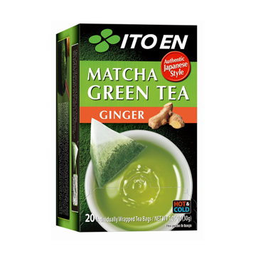 ITOEN MATCHA GREEN TEA GINGER 20P 8/1.05 Z