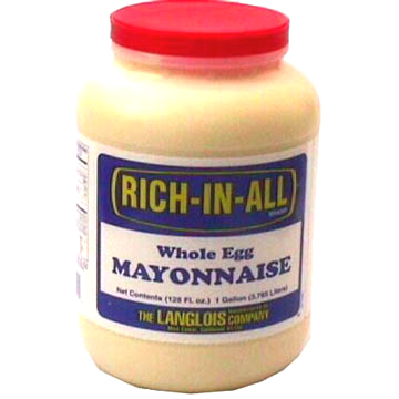 RICH IN ALL MAYONNAISE        4/1.00 GAL