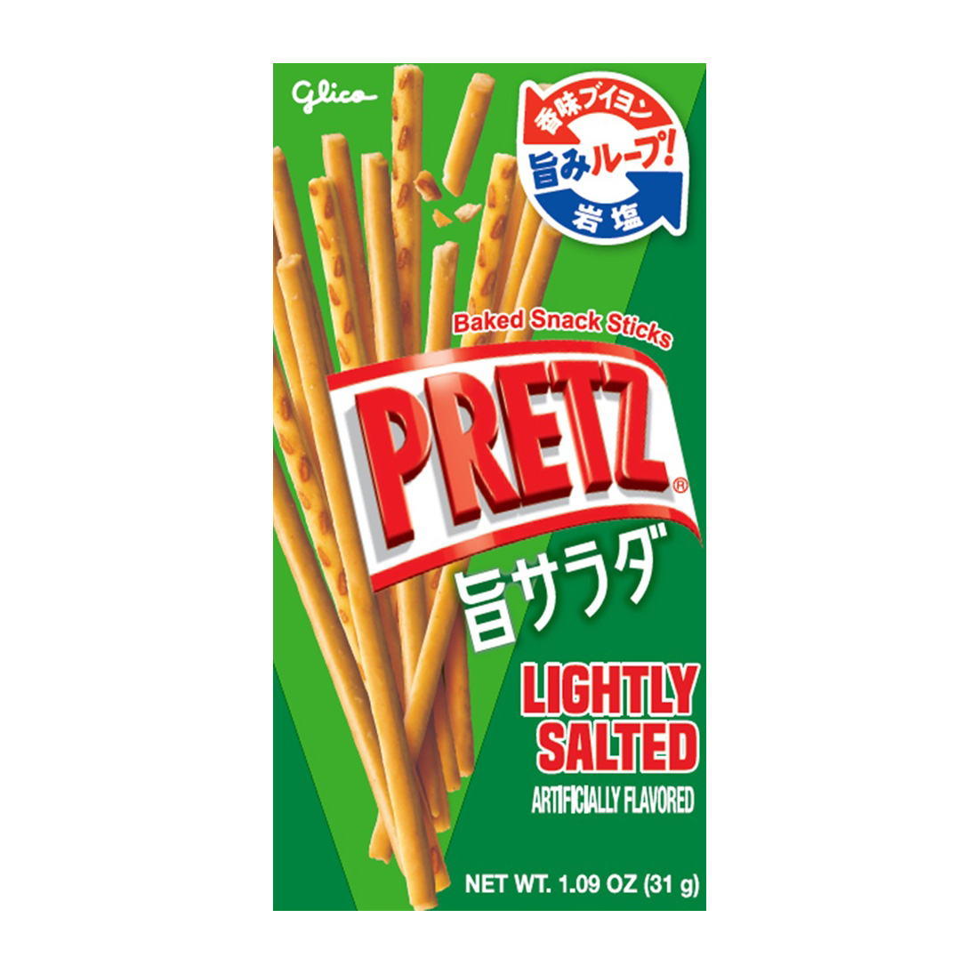 GLICO PRETZ LIGHTLY SALTED UMA SALAD 12/10/1.09 OZ