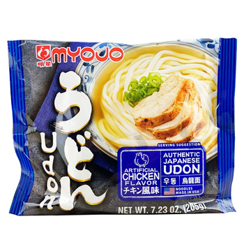 MYOJO UDON W/SOUP CHICKEN FLAVOR 30/7.23 OZ