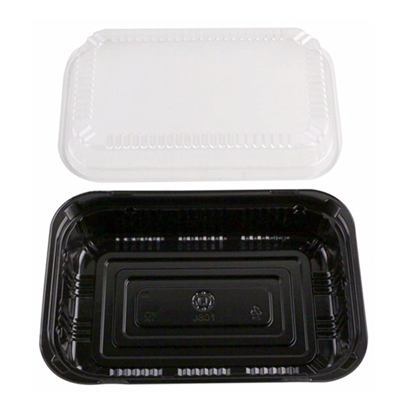 CJ SUSHI TRAY J801 W/LID          300 PC