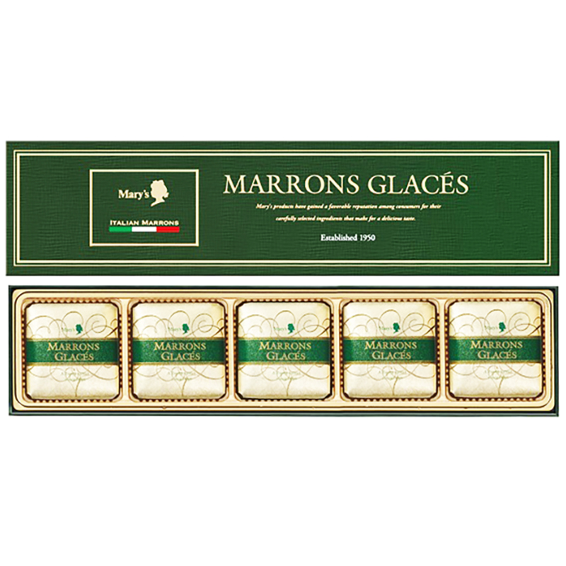 MARY MARRONS GLACES 5P        16/3.52 OZ