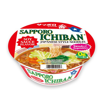 SAPPORO ICHIBAN SHOYU RAMEN BOWL    12/2.91 OZ