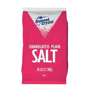 DIAMOND CRYSTAL GRANULATED PLAIN SALT25#