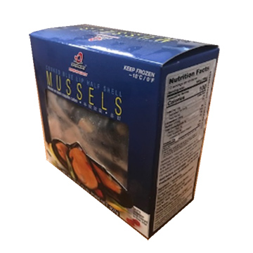 OCEANKIST COOKED BLUE MUSSELS S CHILE 12/2#