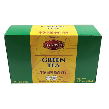 DYNASTY GREEN TEA TEABAG               6/16 BAG