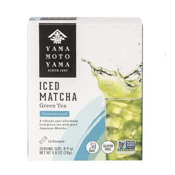 YAMAMOTOYAMA ICE MATCHA GREEN TEA UNSWT 12P 12/0.8Z