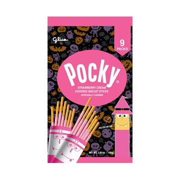 GLICO HLWN POCKY STRAWBERRY 9P 4/5/3.81Z